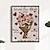 economico Stampe parole e citazioni-San Valentino Wall Art Canvas Rosebouquet Stampe e Poster Immagini Pittura decorativa su tessuto per soggiorno Immagini senza cornice