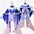 economico Costumi anime-Ispirato da Impatto Genshin Sangonomiya Kokomi Anime Costumi Cosplay Giapponese Halloween Abiti Cosplay Manica lunga Parrucche Costume Per Per donna