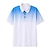 abordables Polo geométrico para hombre-Hombre polo deportivo Camiseta de golf Casual Festivos Diseño Manga Corta Moda Básico Degradado Botón Verano Ajuste regular Vino Negro Blanco Azul Marino Naranja Gris polo deportivo