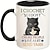 cheap Mugs &amp; Cups-1pc I Crochet So I Don&#039;t Choke People Cup Knitting Coffee Mug Halloween Black Cat Gifts For Cat Lovers Party Gift Holiday Gift Christmas Gift