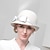 זול כובע מסיבות-כובעים 100% צמר באולר/כובע כובע פדורה חתונת חג חתונה אלגנטית עם כיסוי ראש שחבור קשת