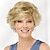 cheap Older Wigs-Synthetic Wig Curly With Bangs Machine Made Wig Short A1 A2 A3 A4 A5 Synthetic Hair Women&#039;s Soft Fashion Easy to Carry Blonde Silver Gray