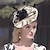 cheap Fascinators-Fascinators Kentucky Derby Hat Headwear Feather Sinamay Bowler / Cloche Hat Top Hat Wedding Tea Party Elegant Wedding With Feather Floral Headpiece Headwear