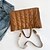 billige Håndtasker og net-Dame Crossbody taske PU Læder Daglig Stor kapacitet Helfarve Geometrisk Sølv Sort Brun