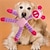 abordables Jouets pour chiens-jouet à mâcher en peluche durable pour jeu interactif et nettoyage des dents