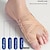 abordables Atención médica domiciliaria-1 par de calcetines correctores de dedos, separador superpuesto de dedos, zapatos transpirables ultrafinos, usables para hombres y mujeres ajustables