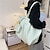 preiswerte Handtaschen und Tragetaschen-Damen Schultertasche Nylon Täglich Reißverschluss Hohe Kapazität Leichtgewichtig Feste Farbe Schwarz Rosa Grün