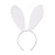 abordables Accesorios para el peinado del cabello-Conjunto de Orejas de conejo para niña, Bola de Pascua, aro de pelo con Orejas de conejo sexy, accesorios para cosplay
