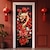 ieftine Capacele ușilor-Anul Nou chinezesc acoperiș pentru uși dragon tapiserie ușă perdea decorațiuni fundal banner ușă pentru ușa din față fermă rechizite de decor petrecere