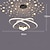baratos Luzes da ilha-lustres pequena luz de teto criativa gypsophila led luzes pendentes com controle remoto 3000-6000k, sala de estar quarto crianças luz ambiente luzes penduradas
