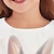 billige jentes 3d t-skjorter-Jente 3D Kanin T-skjorte Skjorte Rosa Langermet 3D-utskrift Vår Høst Aktiv Mote søt stil Polyester Barn 3-12 år Crew-hals utendørs Avslappet Daglig Normal