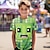 preiswerte 3D-T-Shirts für Jungen-Jungen 3D Karikatur Geometrisch T-Shirt Hemd Kurzarm 3D-Druck Sommer Aktiv Sport Modisch Polyester kinderkleidung 3-12 Jahre Rundhalsausschnitt Outdoor Casual Täglich Regular Fit