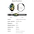 abordables Montres connectées-K61pro smartwatch 1.96 écran amoled bluetooth appel sport tracker boussole moniteur de santé montre intelligente pour android ios