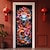 cheap Door Covers-Chinese New Year Dragon Door Covers Door Tapestry Door Curtain Decoration Backdrop Door Banner for Front Door Farmhouse Holiday Party Decor Supplies