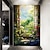 cheap Nature&amp;Landscape Wallpaper-Cool Wallpapers Wall Mural Floral Stairs Abstract 3D Home Decoration Cartoon Landscape Wall Covering, Canvas PVC / Vinyl Material Adhesive required Mural, Room Wallcovering