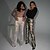 cheap Bottoms-Metallic Sparkle Pants Sheer Mesh Rhinestone Cover Up Disco Solid Color Women&#039;s Party Club Pride Parade Adults&#039; Pants