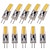 cheap Christmas Lights-10pcs Dimmable G4 LED Lamp Crystal Sapphire Lamp 2W 3W AC/DC12-24V LED COB Chandelier LED Light Source Silicone Bulb Home Lighting