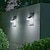 olcso Kültéri falilámpák-1db kültéri napelemes fali lámpa ip65 vízálló napelemes kerti lámpa vezeték nélküli mozgásérzékelő napelemes éjszakai lámpák udvari garázs kerti kerítés fali dekorációhoz