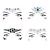 abordables Cadeaux-AUTOCOLLANTS TATOUS CARNAVAL Avec des autocollants de diamant en cristal Autocollants de visage décoratifs en acrylique pour les musiques de danse Économiser l'eau Cadeau de Saint-Valentin