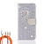 Χαμηλού Κόστους Τηλέφωνο &amp; Αξεσουάρ-θήκη τηλεφώνου + 3 σε 1 καλώδιο πολλαπλής φόρτισης για iphone 15 14 13 12 11 pro max mini se x xr xs max 8 7 plus θήκη πορτοφολιού αναδιπλώμενο κάλυμμα με βάση στήριξης bling glitter γυαλιστερό στρας pu δέρμα