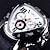 economico Orologi meccanici-jaragar orologio meccanico da uomo di lusso con quadrante grande, orologio da lavoro automatico a carica automatica, luminoso, in pelle impermeabile