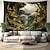 cheap Landscape Tapestry-Tree Houses Forest Hanging Tapestry Wall Art Large Tapestry Mural Decor Photograph Backdrop Blanket Curtain Home Bedroom Living Room Decoration