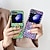 preiswerte Samsung-Handyhülle-Handy Hülle Handyhüllen Für Samsung Galaxy Z Flip 5 Z Flip 4 Z Flip 3 Rückseite Ringschnalle Stoßresistent TPU Metall PU-Leder