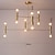 cheap Sputnik Design-LED Pendant 55/100cm Ceiling Light Fixture Adjustable Height Pendant Mid-Century Modern Ceiling Light for Living Room, Dining Room, Kitchen