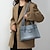 cheap Handbag &amp; Totes-Women&#039;s Handbag PU Leather Daily Large Capacity Solid Color Wine Black Blue