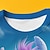 Недорогие 3d футболки для девочек-Девочки 3D Дракон Футболка Рубашка С короткими рукавами 3D печать Лето Активный Мода Симпатичные Стиль Полиэстер Дети 3-12 лет Вырез под горло на открытом воздухе Повседневные Стандартный