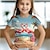 cheap Girl&#039;s 3D T-shirts-Girls&#039; 3D Floral Flamingo Tee Shirt Pink Short Sleeve 3D Print Summer Spring Active Fashion Cute Polyester Kids 3-12 Years Crew Neck Outdoor Casual Daily Regular Fit