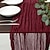halpa Kaitaliinat-juustokangas röyhelöinen pöytäliina, boho-tyylinen pitkä sideharso romanttinen pöytäjalka hääjuhliin morsiussuihku vauvasuihku loma kiitospäivä syntymäpäiväjuhlapöytä ruokasalin lipaston sisustus