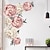 billiga Väggklistermärken-blommor väggdekal vägg konst dekaler dekorer avtagbara klistermärken för sovrum vardagsrum matsal