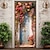 Χαμηλού Κόστους Πόρτα καλύμματα-ανοιξιάτικα λουλουδάτα καλύμματα πόρτας τοιχογραφία διακόσμηση πόρτας ταπετσαρία πόρτας διακόσμηση κουρτίνα σκηνικό πανό πόρτας αφαιρούμενο για μπροστινή πόρτα διακόσμηση εσωτερικού χώρου σπιτιού
