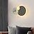 abordables Apliques de pared-Lámpara de pared reloj 48cm decoración del hogar lámparas de pared LED modernas compatibles con estudio sala de estar dormitorio 110-240v