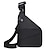 Недорогие Мужские сумки-Муж. Сумка через плечо Нагрудная сумка Ткань &quot;Оксфорд&quot; на открытом воздухе Офис Регулируется Дышащий Черный левый сундук Черный правый сундук Серый левый сундук