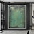 levne Abstraktní malby-ruční olejomalba plátno nástěnná umělecká dekorace moderní severský minimalismus zelená textura pro domácí dekoraci válcovaný bezrámový nenatažený obraz