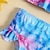 voordelige Zwemkleding-Peuter Voor meisjes Zwempak Buiten Meermin Actief Badpakken 3-7 jaar Zomer Blozend Roze blauw