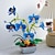 abordables Jouets de Construction-cadeaux pour la fête des femmes fleurs orchidée blocs de construction kit bonsaï botanique décoration de la maison bureau à domicile bonsaï floral artificiel coffret cadeau pour adultes/enfants pour