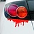 voordelige Autostickers-2 stuks autostickers bloed druipende graffiti autostickers creatieve autodecoratie autostickers