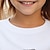 billige piges 3d t-shirts-Pige 3D Kat T-shirt Skjorter Kortærmet 3D-udskrivning Sommer Aktiv Mode Sød Stil 100 % bomuld Børn 3-12 år Rund hals udendørs Afslappet Daglig Regulær