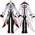 billige Anime-kostumer-Inspireret af Genshin -effekt Fatui Harbingers Arlecchino Anime Cosplay Kostumer Japansk Halloween Cosplay jakkesæt Langærmet Kostume Til Dame