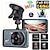 cheap Car DVR-4 Inch Dash Cam 1080P Car DVR Camera Touch Screen Dual-Lens Video Recorder Cycle Recording Video WIFI Driving Recorder