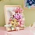 cheap Building Toys-Women&#039;s Day Gifts Creative 3D Rose Bundle Eternal Flower Frames Building Blocks DIY Desktop Decoration Puzzle Toys For Childre Girls Holiday Gifts Mother&#039;s Day Gifts for MoM