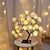 voordelige Decoratieve lichten-Valentijnsdag roos bloem boom lamp 24 hoofden roos tafellamp usb plug lamp voor bruiloft decoratie nachtverlichting