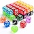 economico giochi e accessori-Dadi colorati da 50 pezzi Dadi a 6 facce per giochi da tavolo Dadi sfusi da 14 mm per dadi per l&#039;apprendimento della matematica per la classe