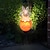 Недорогие Подсветки дорожки и фонарики-Солнечный кролик, уличный садовый светильник, наружная дорожка, солнечные светильники для кроликов, светильники для дорожек, двора, газона, ландшафтное освещение