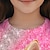 economico magliette 3d della ragazza-da ragazza maglietta con gatti 3D rosa manica corta stampa 3D estate attiva moda stile carino poliestere bambini 3-12 anni girocollo all&#039;aperto casual quotidiano vestibilità classica