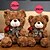 billige Valentinsdag for elsker-kvindedagsgaver evlooe bear tøjdyr plys til valentinsdag sød 9.8 bamse plyshie med rose blød lille krammebjørn legetøjsgaver til kæreste kæreste mors dags gaver til mor