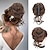 cheap Chignons-Messy Bun Clip in Bun Hair Extensions Claw Clip Hair Bun Wavy Curly Chignon Hair Bun for Women Bun Extensions Tousled Updo Bun Ponytail Extension Messy Bun